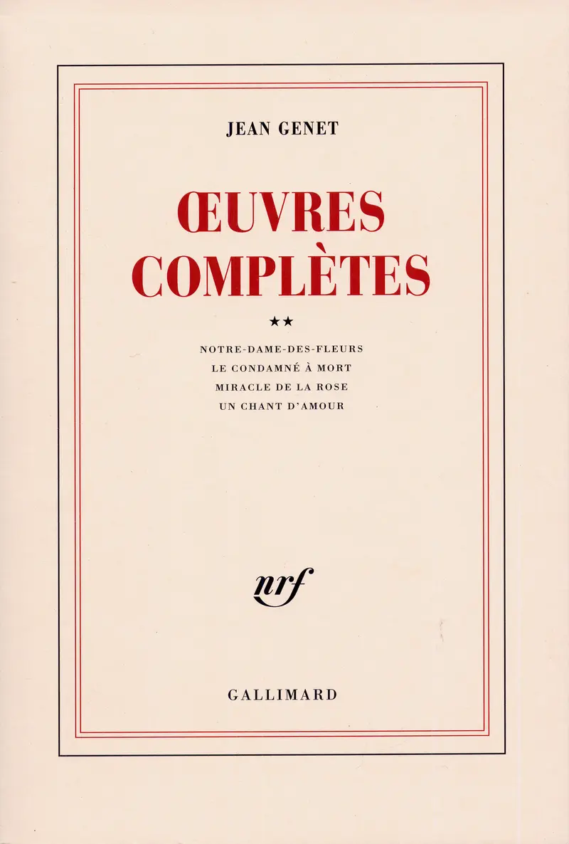 Œuvres complètes - 2 - Jean Genet