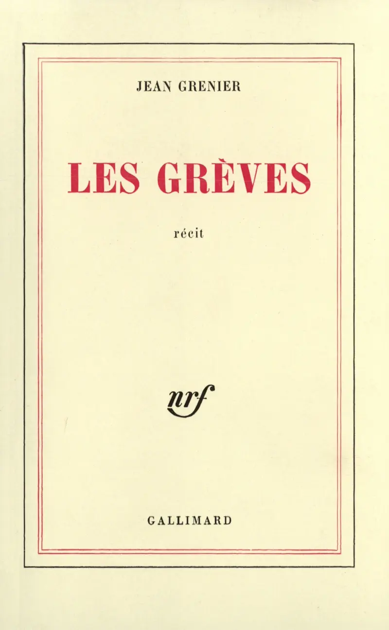 Les grèves - Jean Grenier