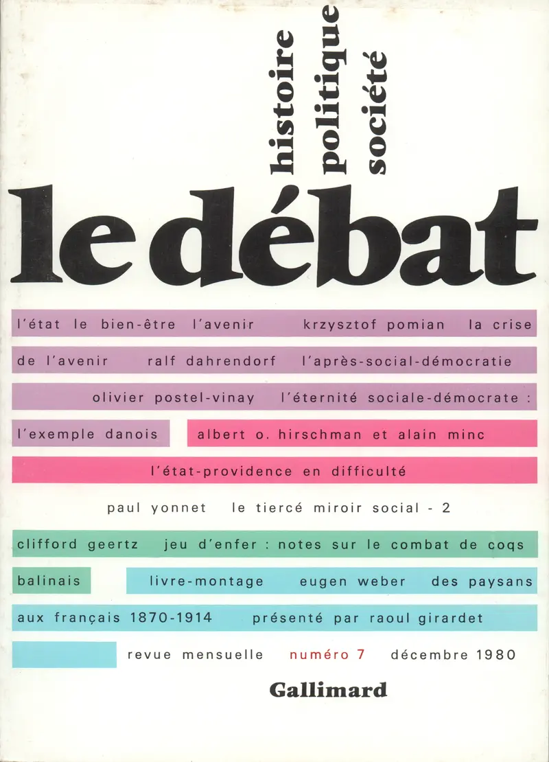 Le Débat - Collectif
