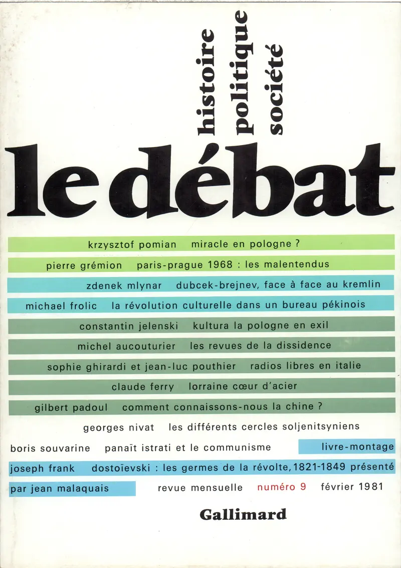 Le Débat - Collectif