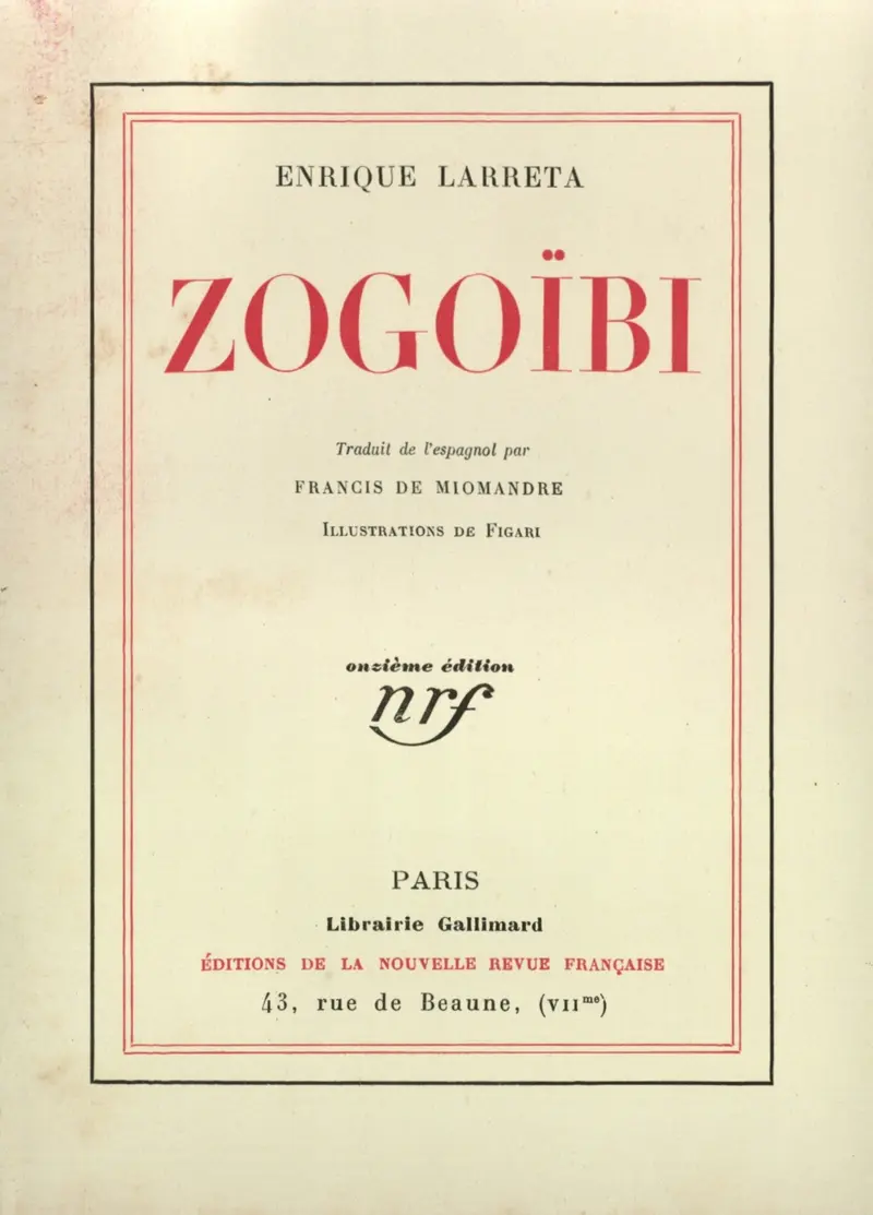 Zogoïbi - Enrique Larreta - Figari