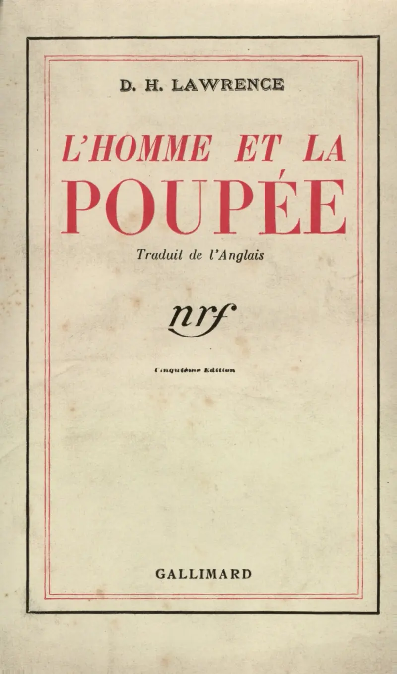 L'Homme et la poupée - D.H. Lawrence