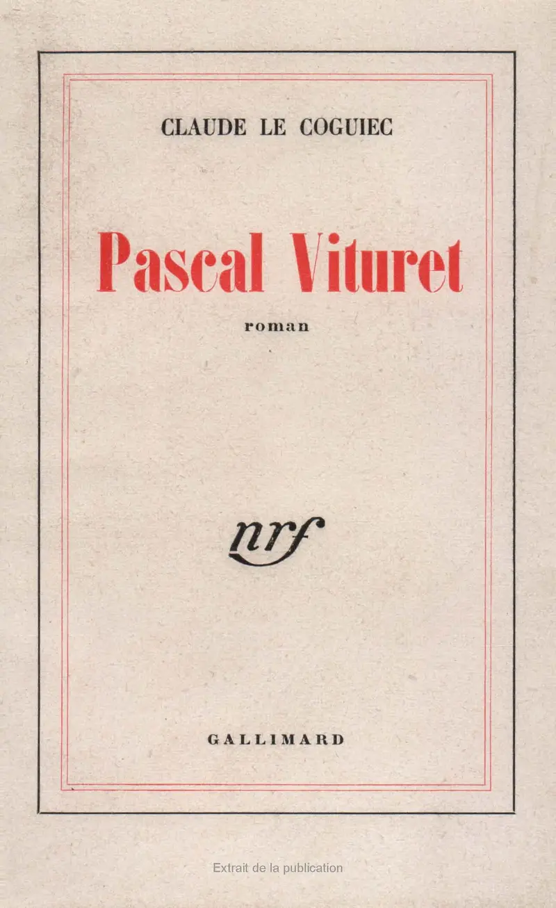 Pascal Vituret - Claude Le Coguiec