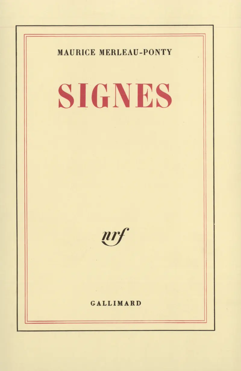 Signes - Maurice Merleau-Ponty