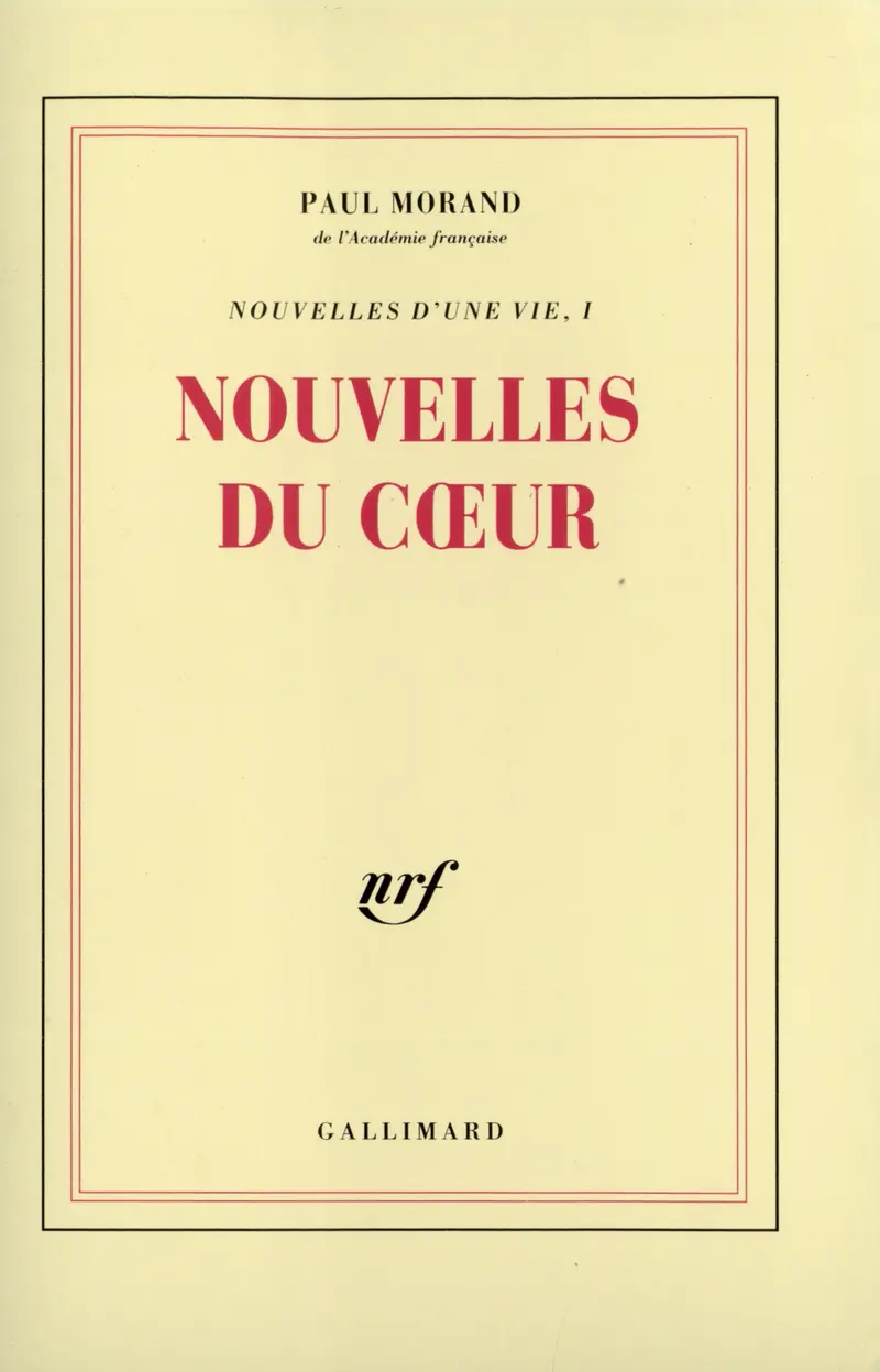 Nouvelles du cœur - Paul Morand