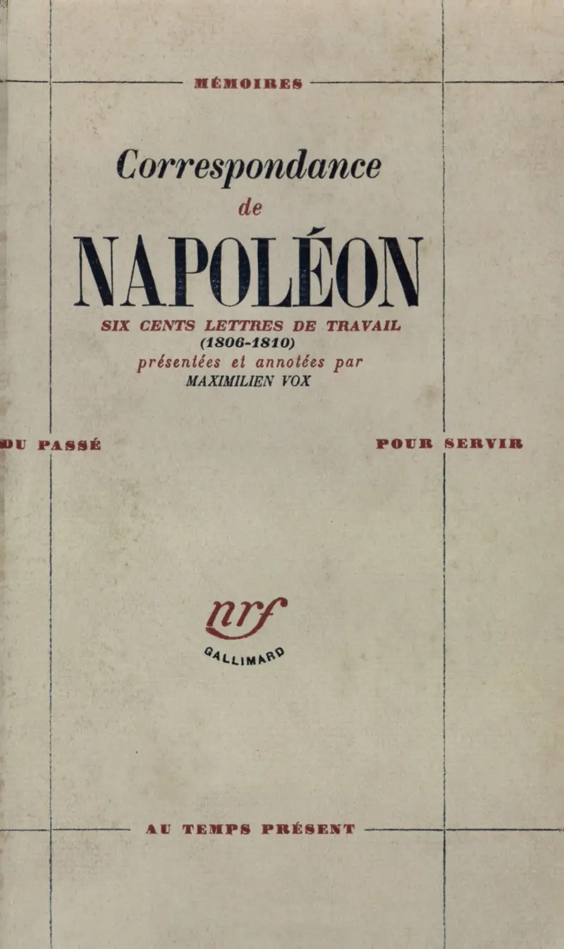 Correspondance - Napoléon
