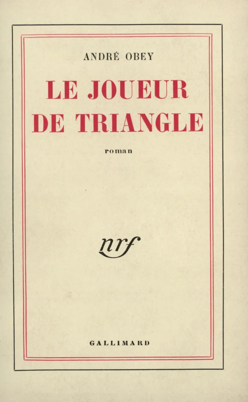 Le joueur de triangle - André Obey