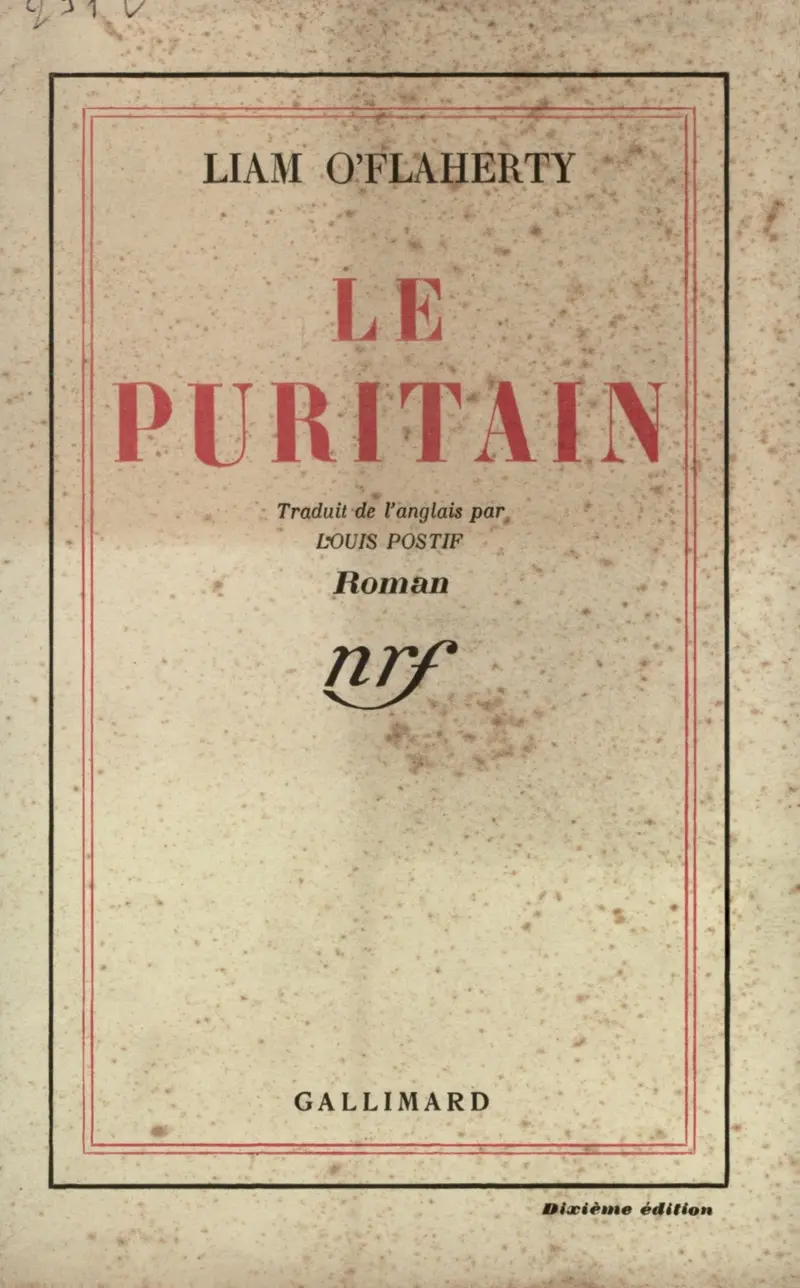 Le Puritain - Liam O'Flaherty