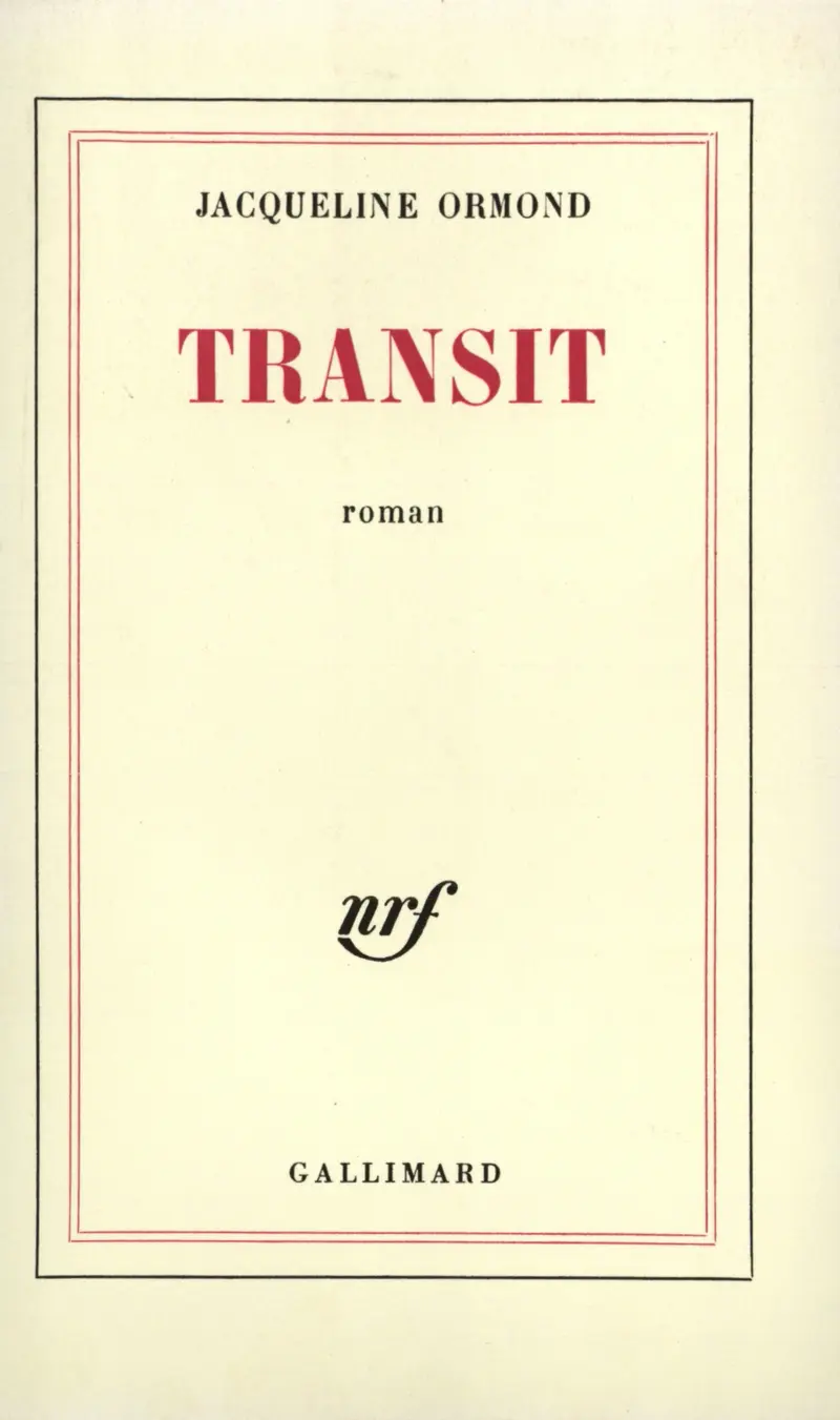 Transit - Jacqueline Ormond