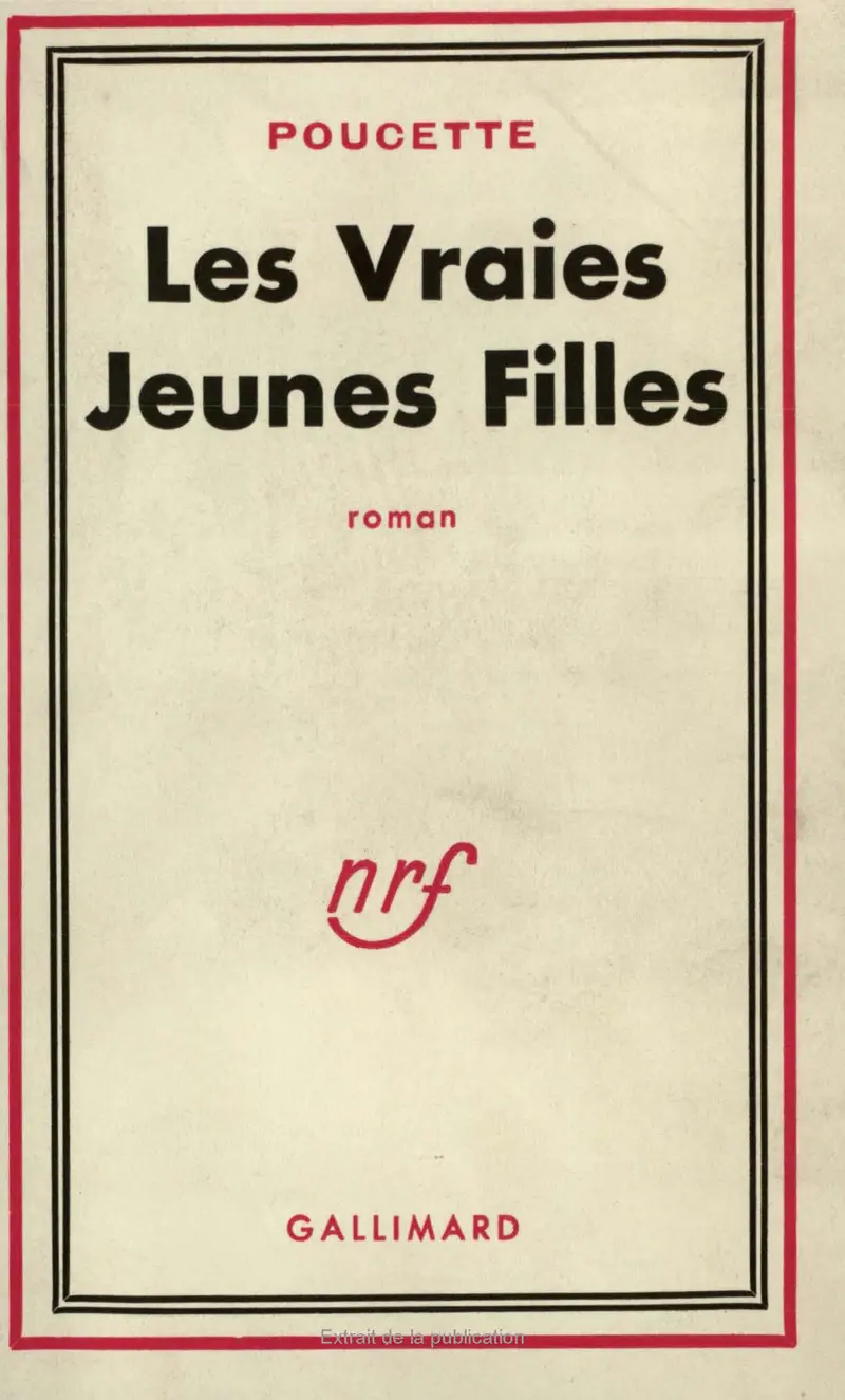 Les Vraies Jeunes Filles - Poucette