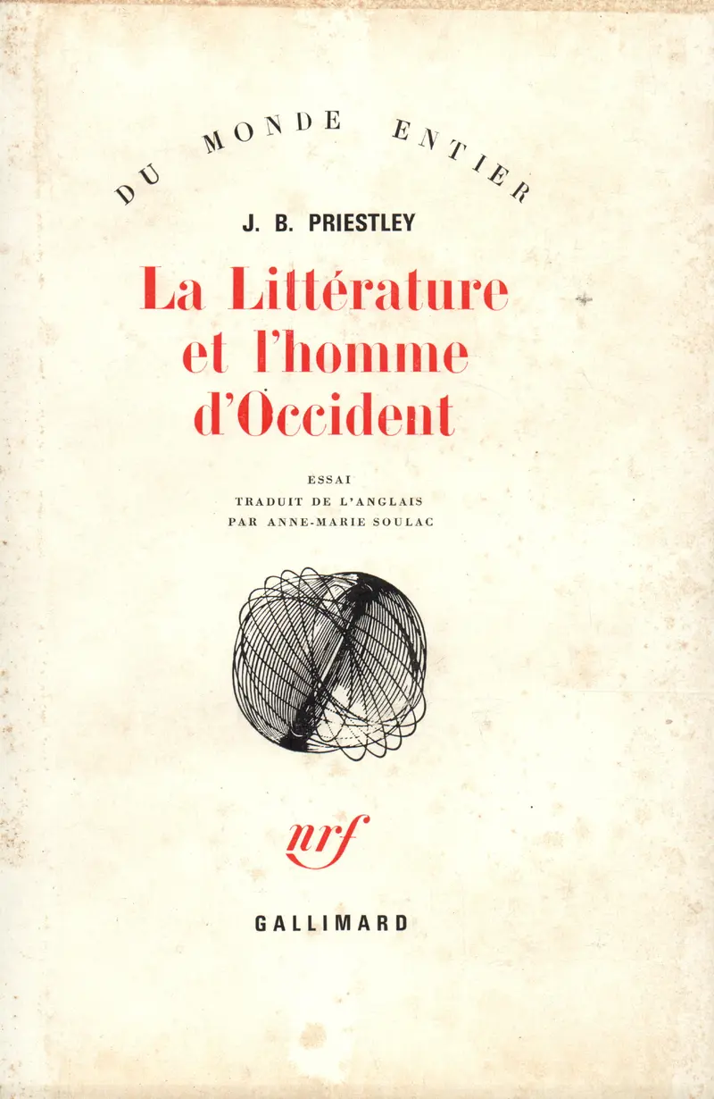 La littérature et l'homme d'Occident - John Boynton Priestley