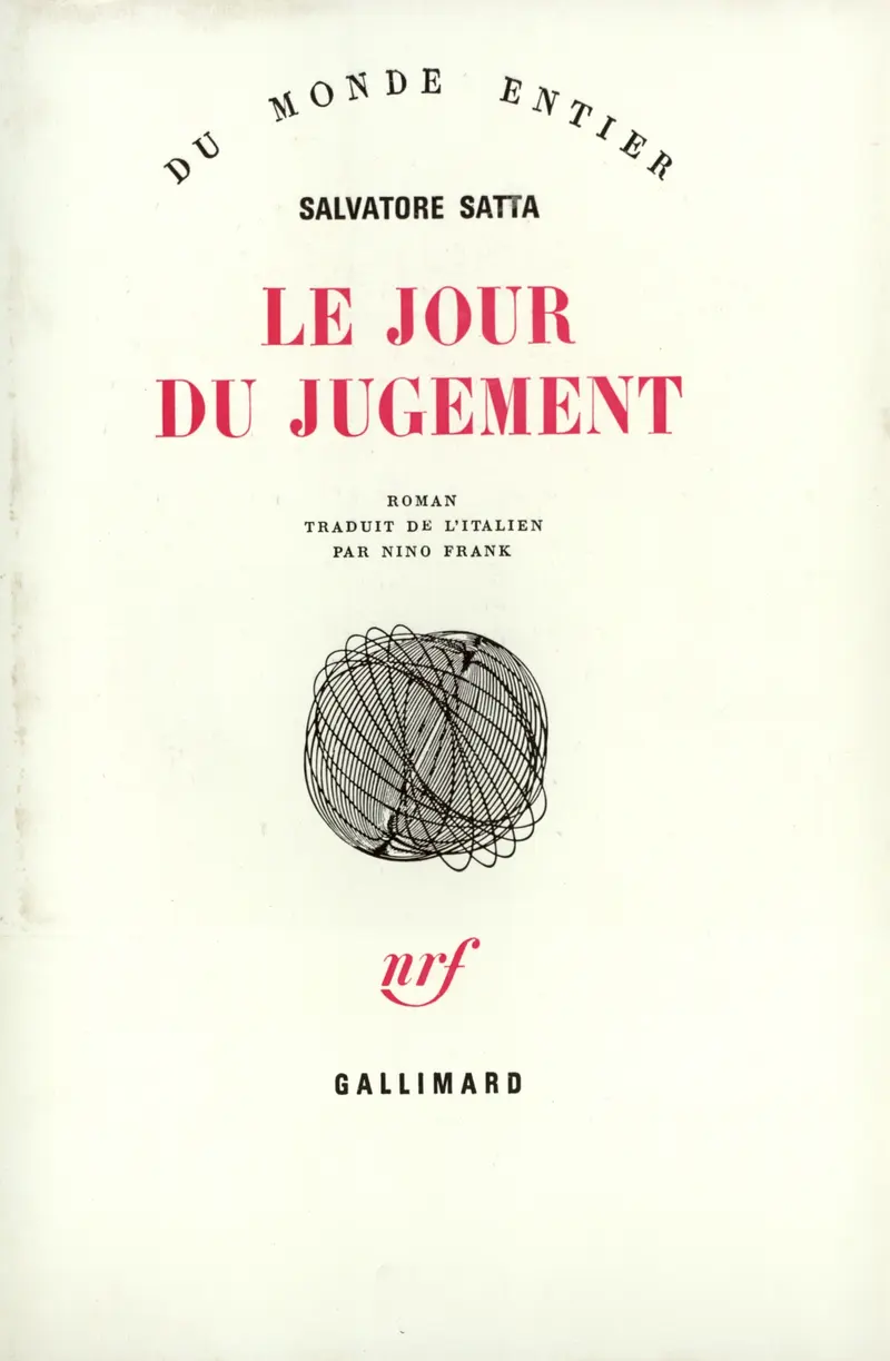 Le Jour du jugement - Salvatore Satta