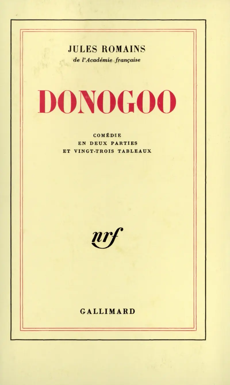 Donogoo - Jules Romains