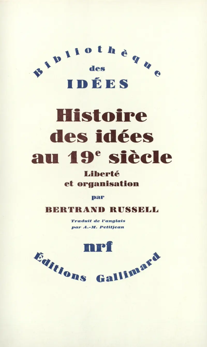 Histoire des idées au XIXᵉ siècle - Bertrand Russell