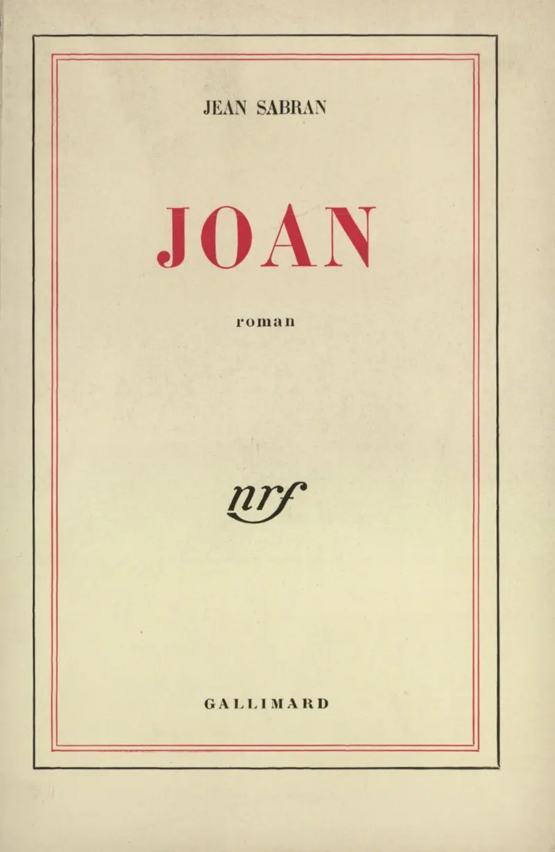 Joan - Jean Sabran