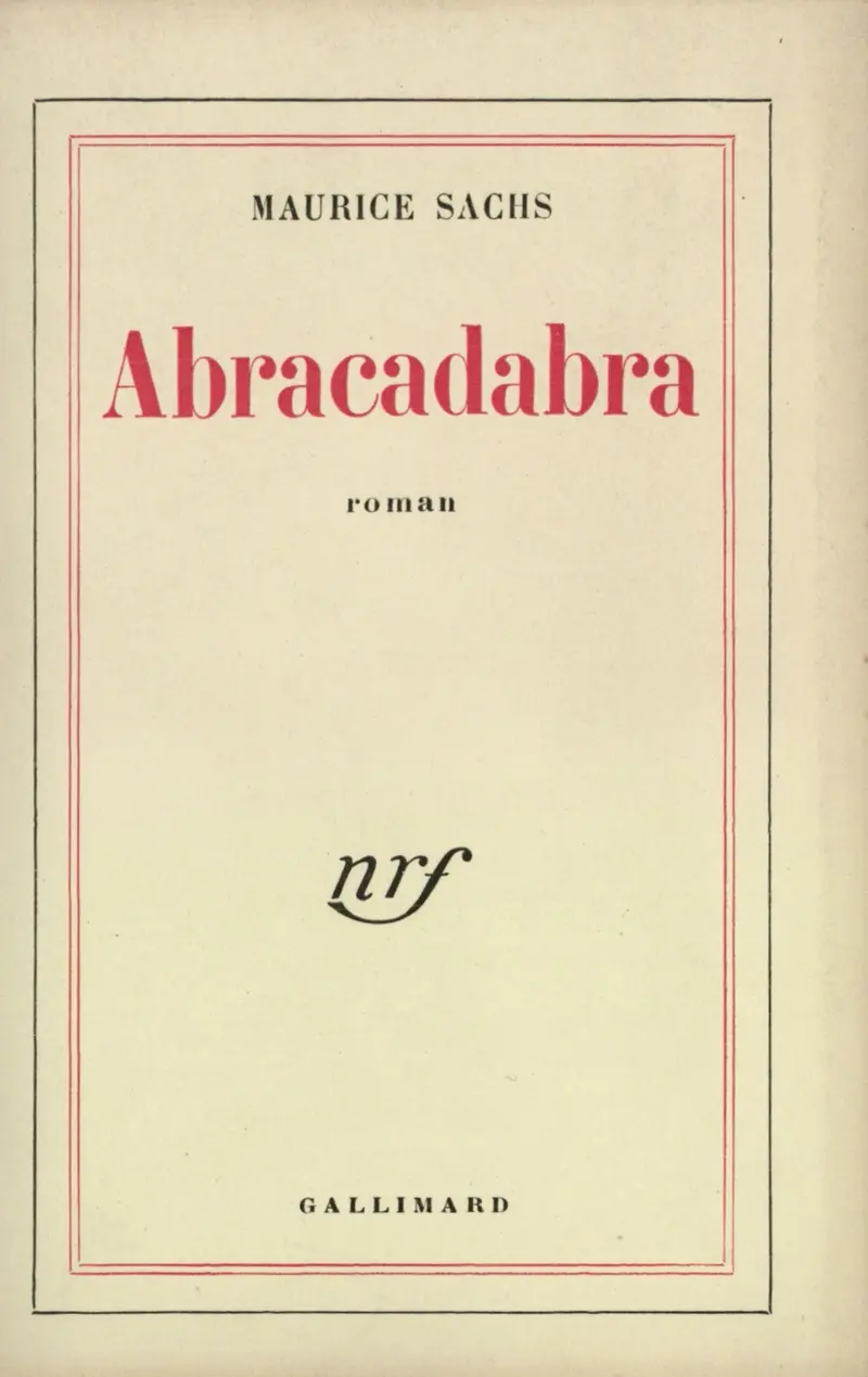 Abracadabra - Maurice Sachs