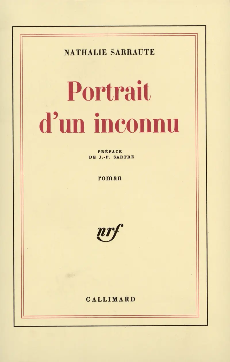 Portrait d'un inconnu - Nathalie Sarraute