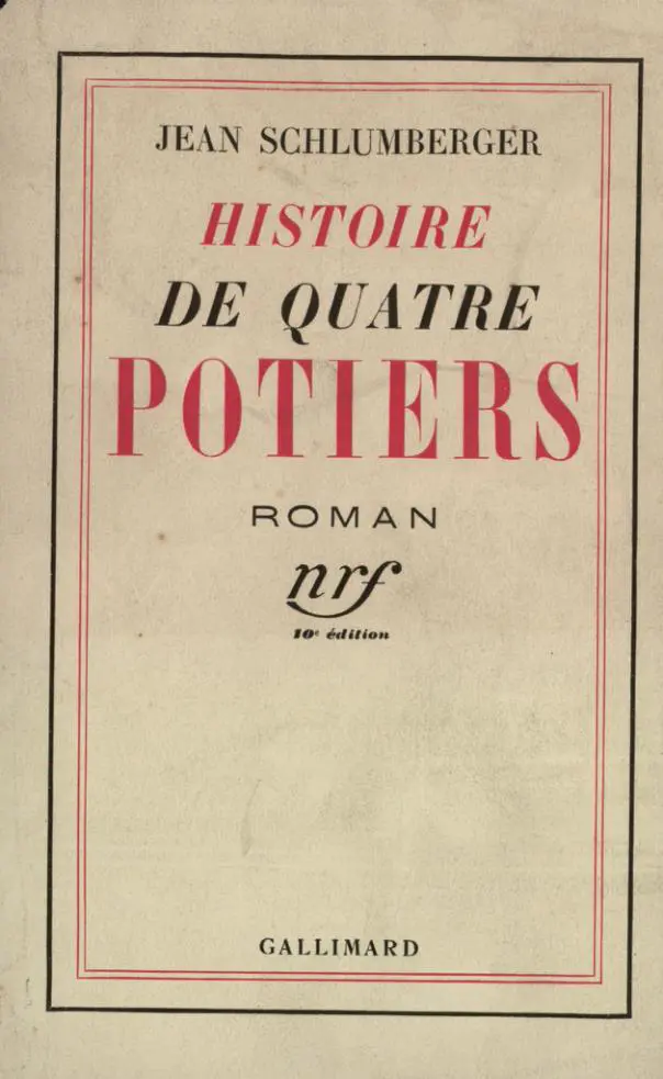 Histoire de quatre potiers - Jean Schlumberger