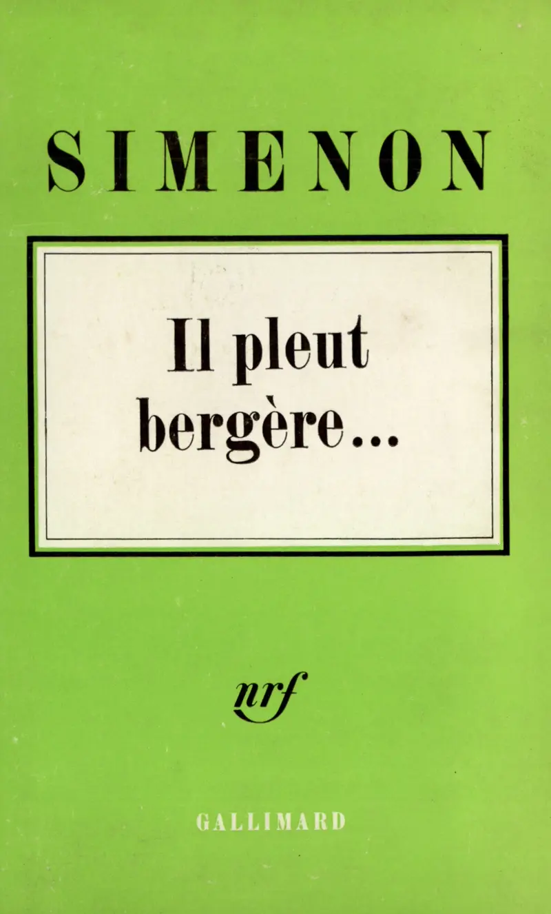 Il pleut bergère... - Georges Simenon