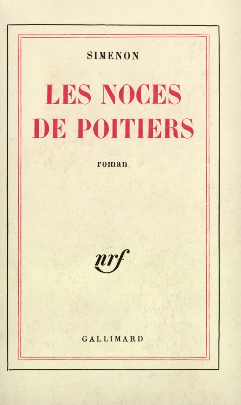 Les noces de Poitiers - Georges Simenon