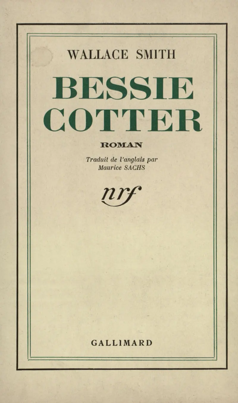 Bessie Cotter - Wallace Smith