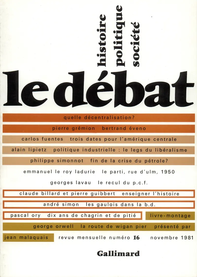 Le Débat - Collectif