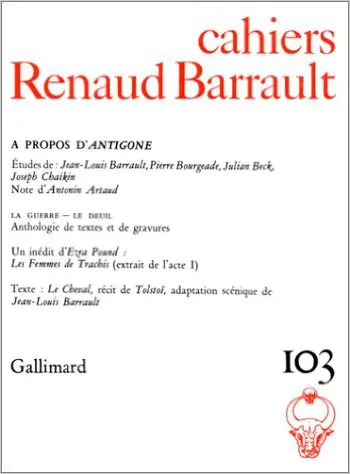 Cahiers Renaud Barrault - Collectif
