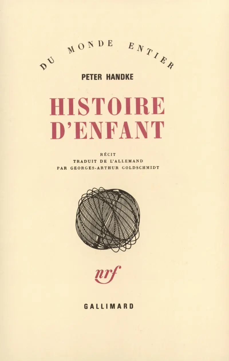 Histoire d'enfant - Peter Handke