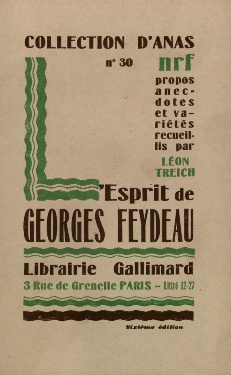 L'Esprit de Georges Feydeau - Léon Treich