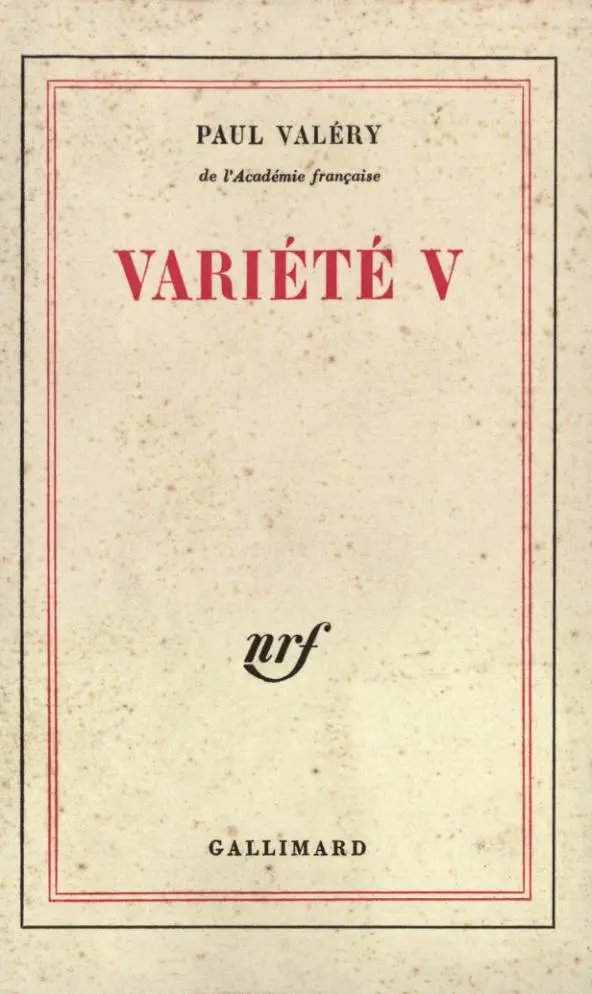Variété - 5 - Paul Valéry