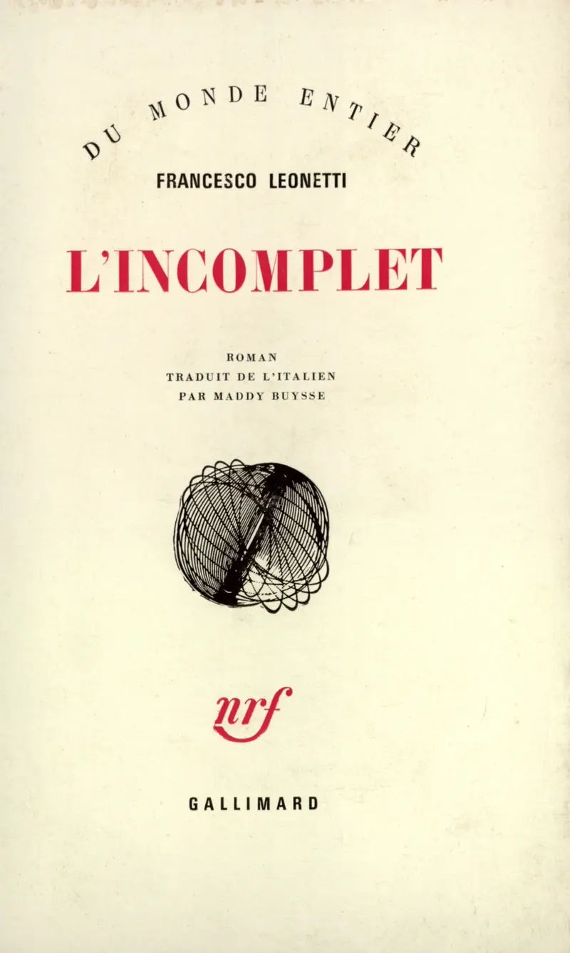 L'Incomplet - Francesco Leonetti