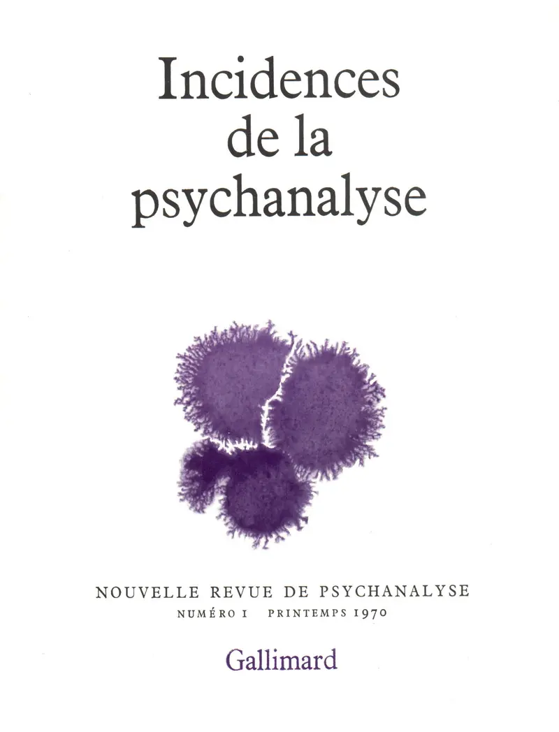 Incidences de la psychanalyse - Collectif