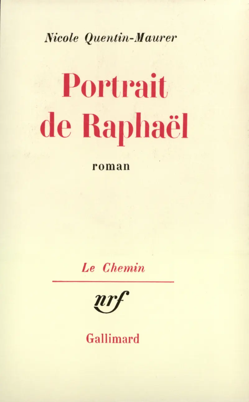 Portrait de Raphaël - Nicole Quentin Maurer
