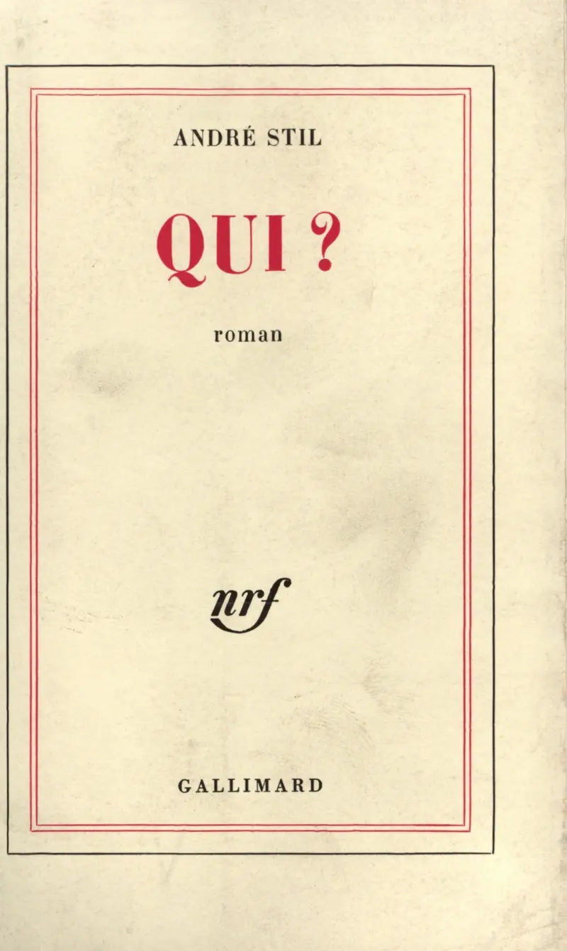 Qui? - André Stil
