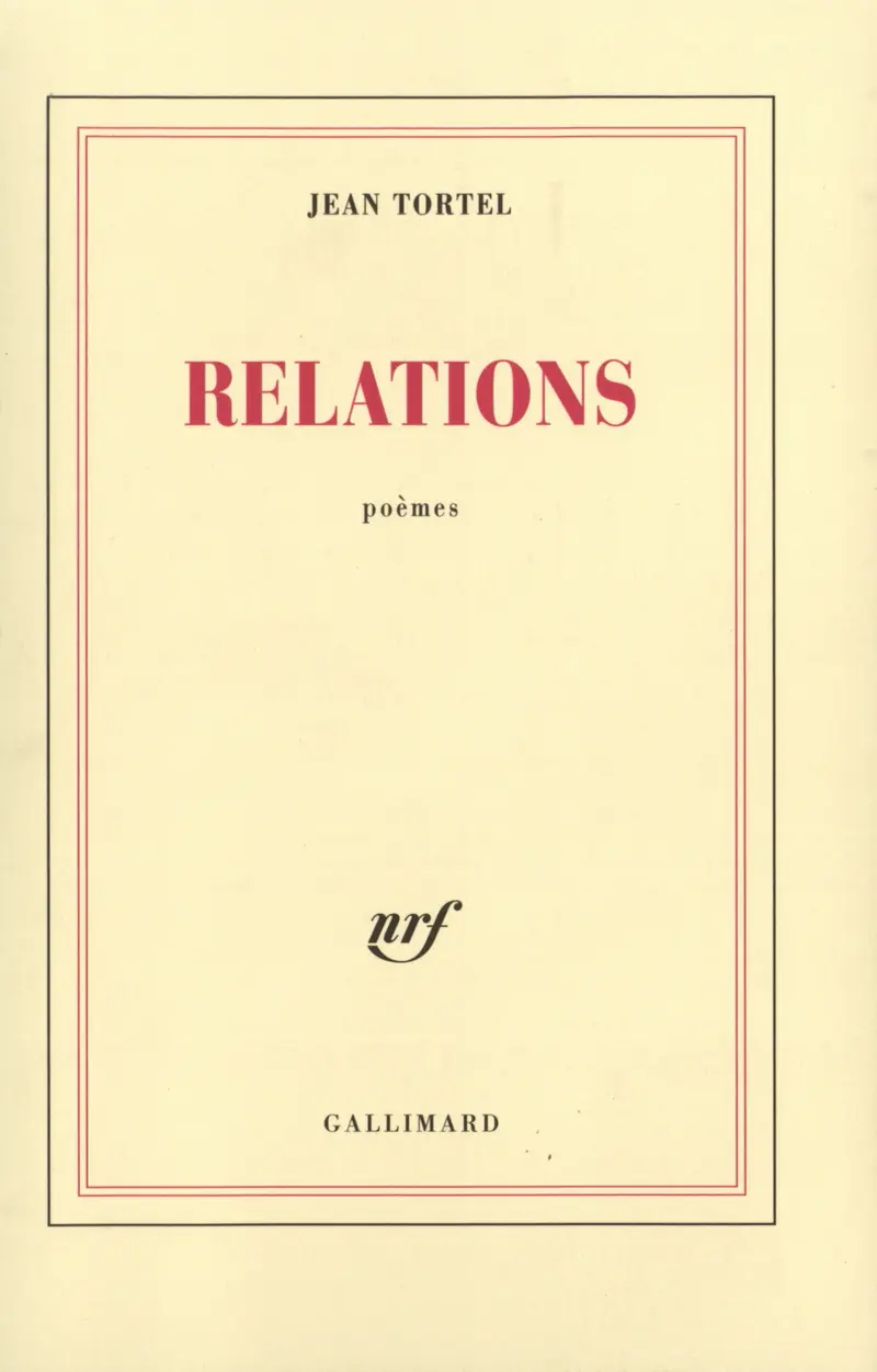 Relations - Jean Tortel