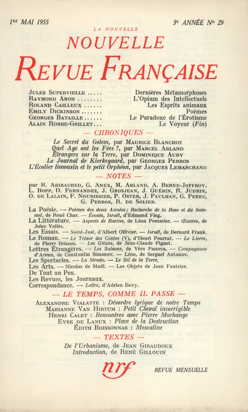 La Nouvelle Nouvelle Revue Française - Collectif