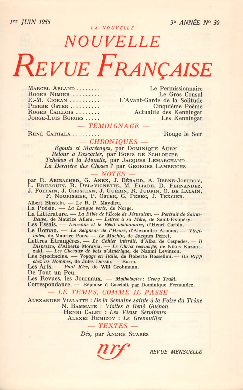 La Nouvelle Nouvelle Revue Française - Collectif