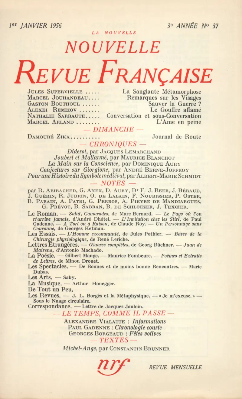 La Nouvelle Nouvelle Revue Française - Collectif