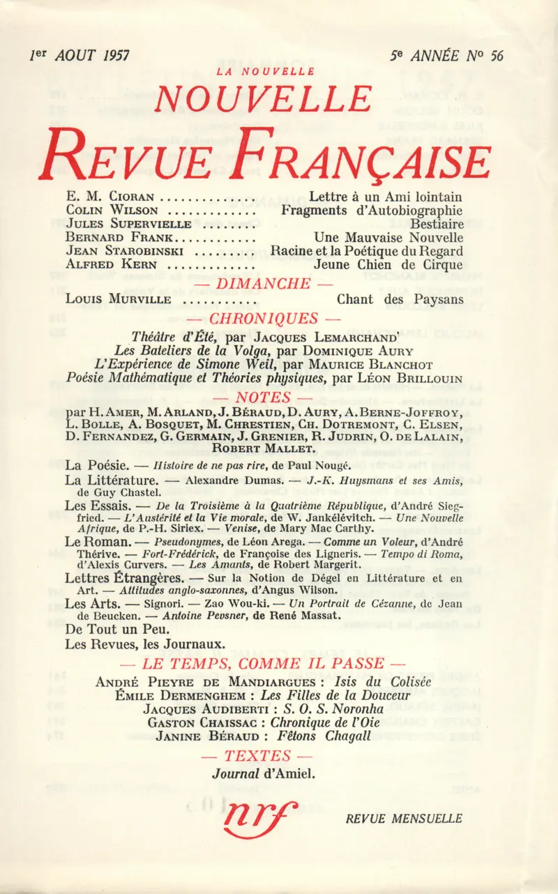 La Nouvelle Nouvelle Revue Française - Collectif