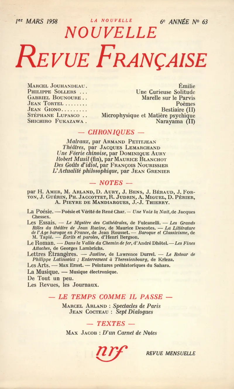 La Nouvelle Nouvelle Revue Française - Collectif