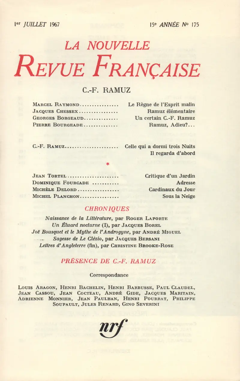 C.-F. Ramuz - Collectif