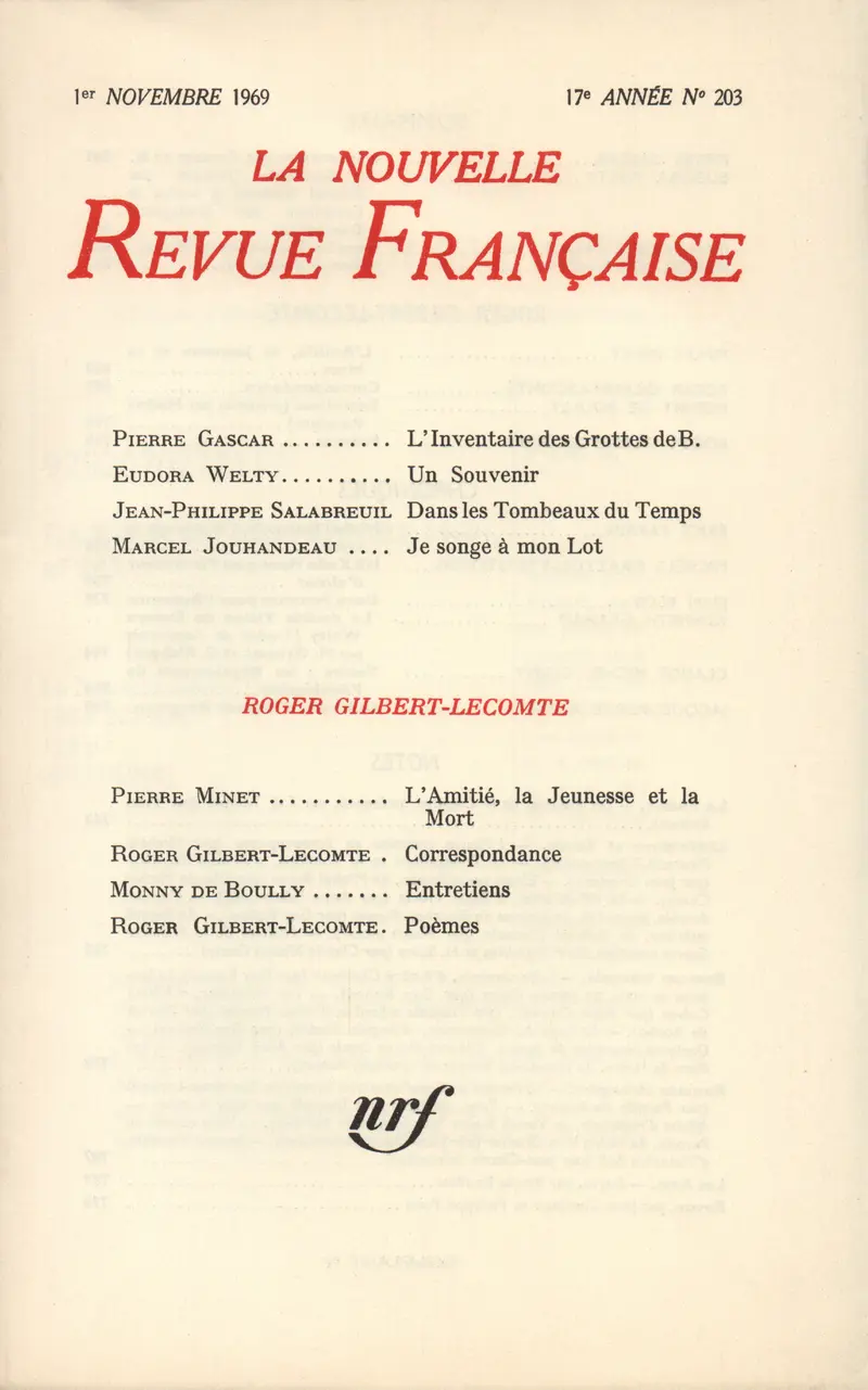 La Nouvelle Revue Française - Collectif