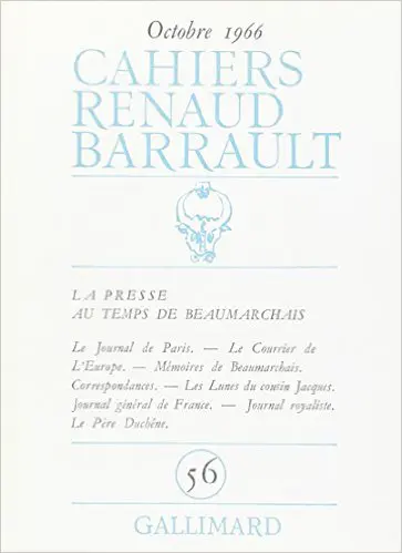 Cahiers Renaud Barrault - Collectif