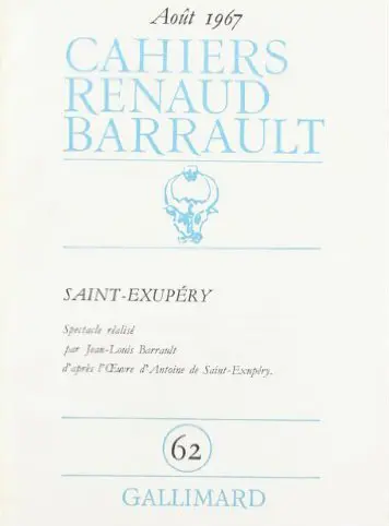 Cahiers Renaud Barrault - Collectif