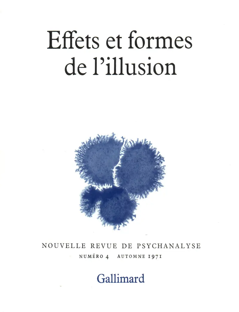Effets et formes de l'illusion - Collectif