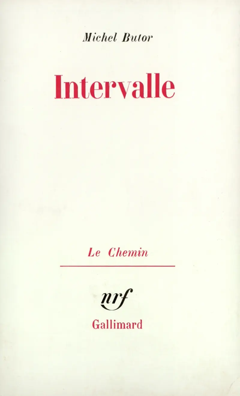 Intervalle - Michel Butor