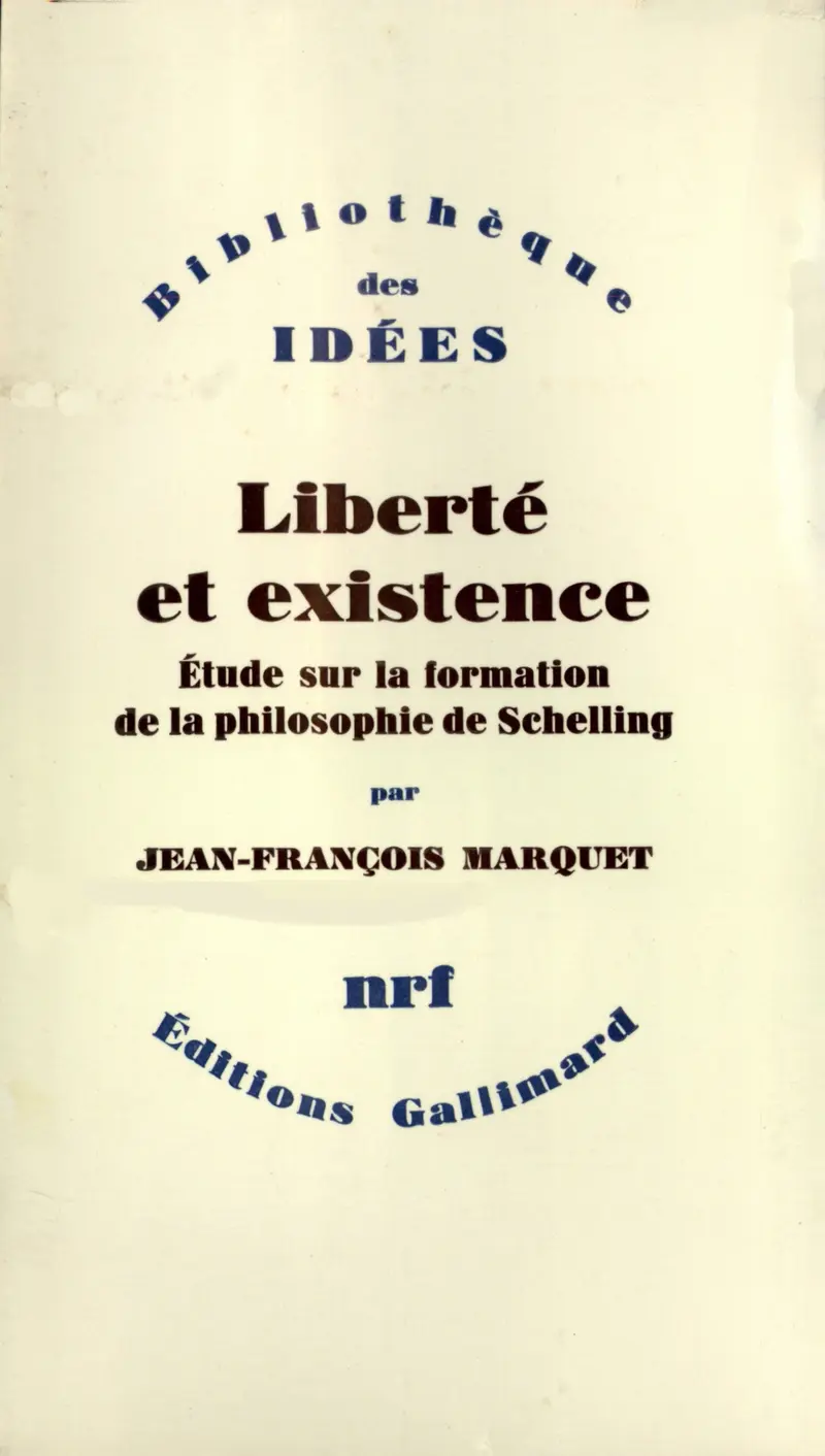 Liberté et existence - Jean-François Marquet