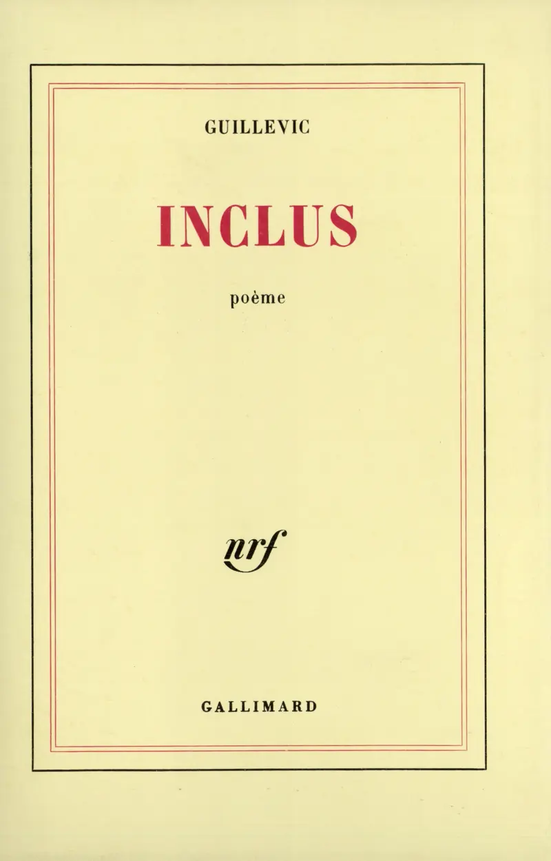 Inclus - Eugène Guillevic