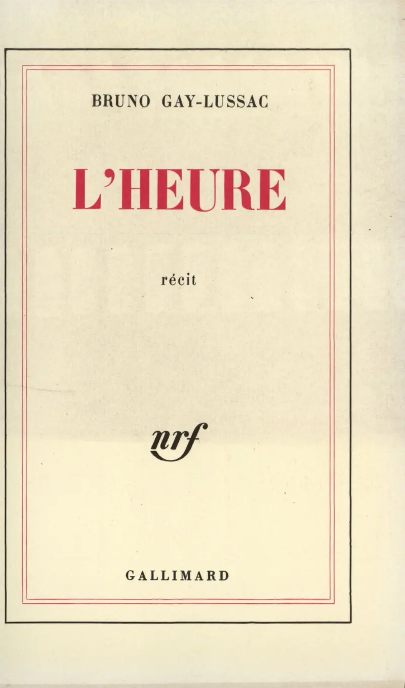 L'heure - Bruno Gay-Lussac