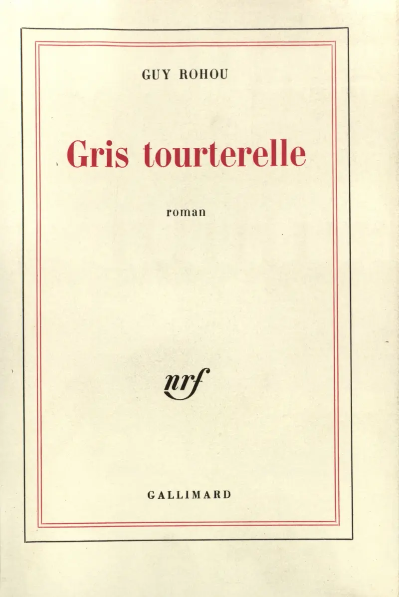 Gris tourterelle - Guy Rohou